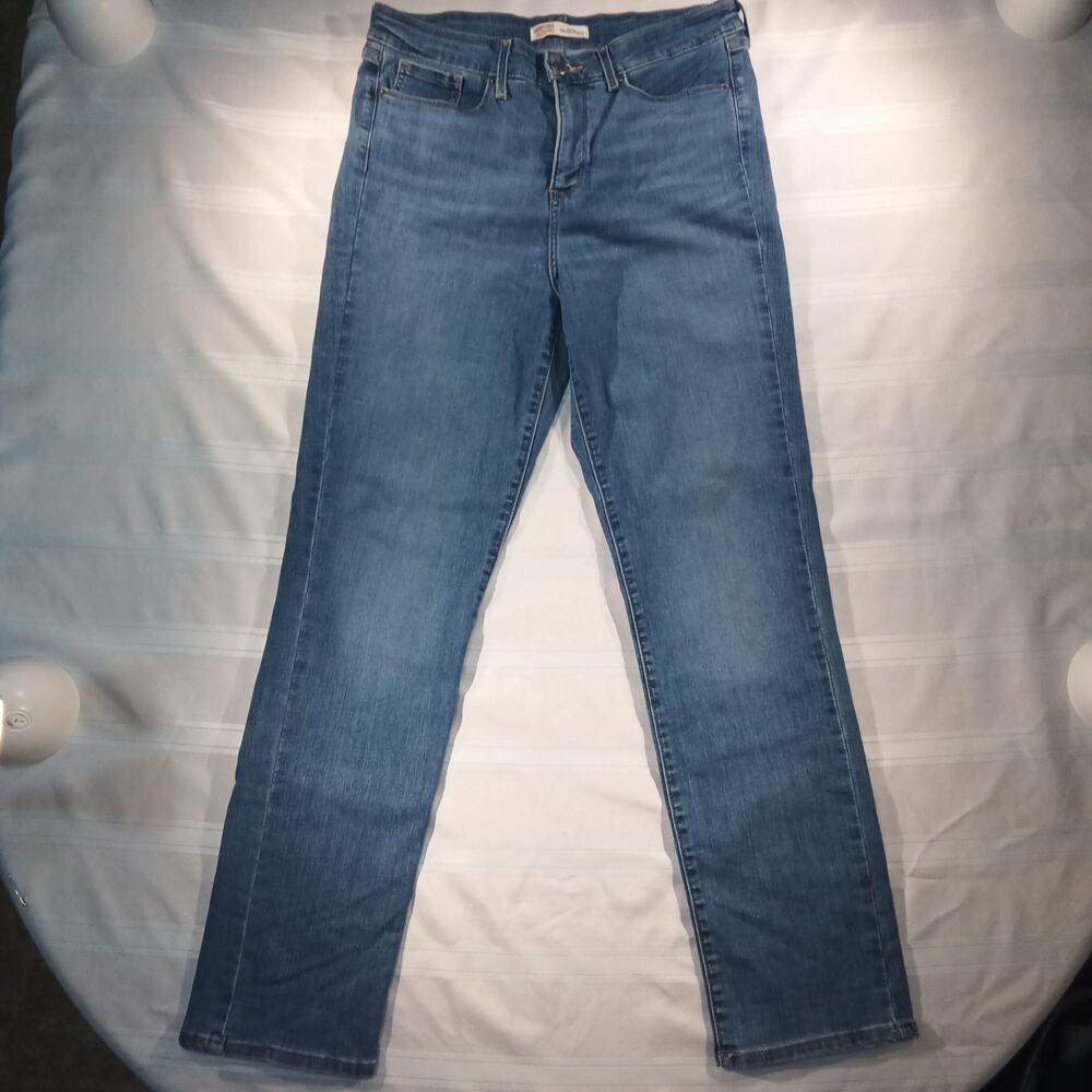 Signature by Levi Strauss High-Rise Straight Jeans Women 10‎ Blue